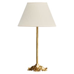 Ewå Värnamo, lampe de table, laiton, Suède, années 1950
