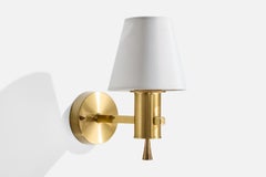 EWÅ Värnamo, Aplique, Latón, Tejido, Suecia, Años 60