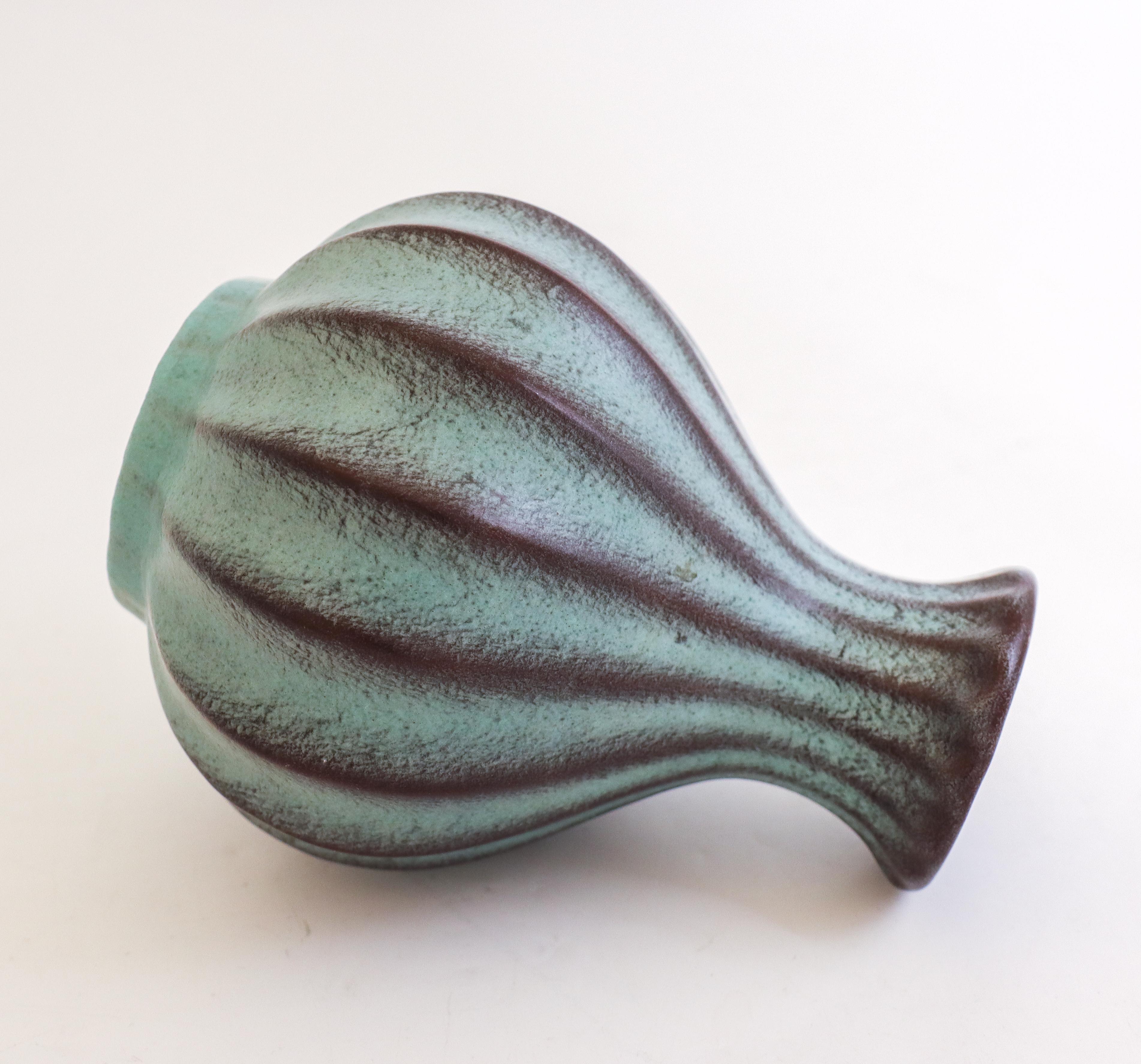 Smaltato Ewald Dahlskog - Vaso in ceramica - Bo Fajans Svezia anni '30 in vendita