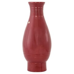 Ewald Dahlskog Floor Vase Produced by Bobergs Fajansfabrik in Sweden