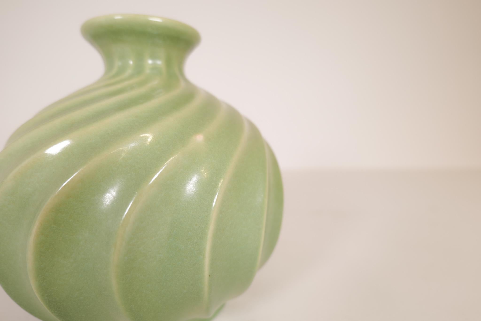 Mid-20th Century Ewald Dahlskog for Bo Fajans, Large Swedish Ceramic Vase