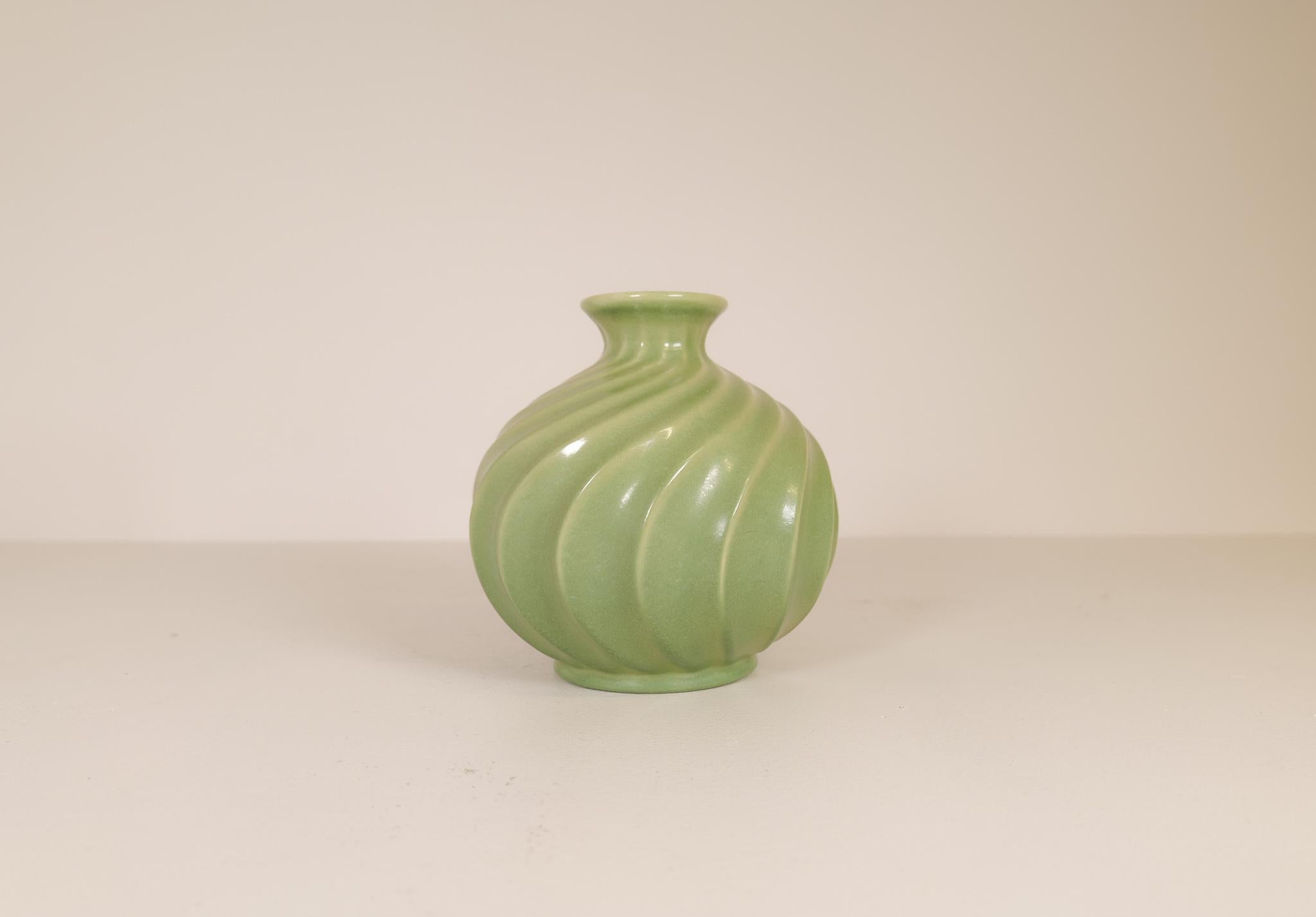Ewald Dahlskog for Bo Fajans, Large Swedish Ceramic Vase 3