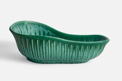 Ewald Dahlskog, Organic Bowl, Ceramic, Sweden, 1930s