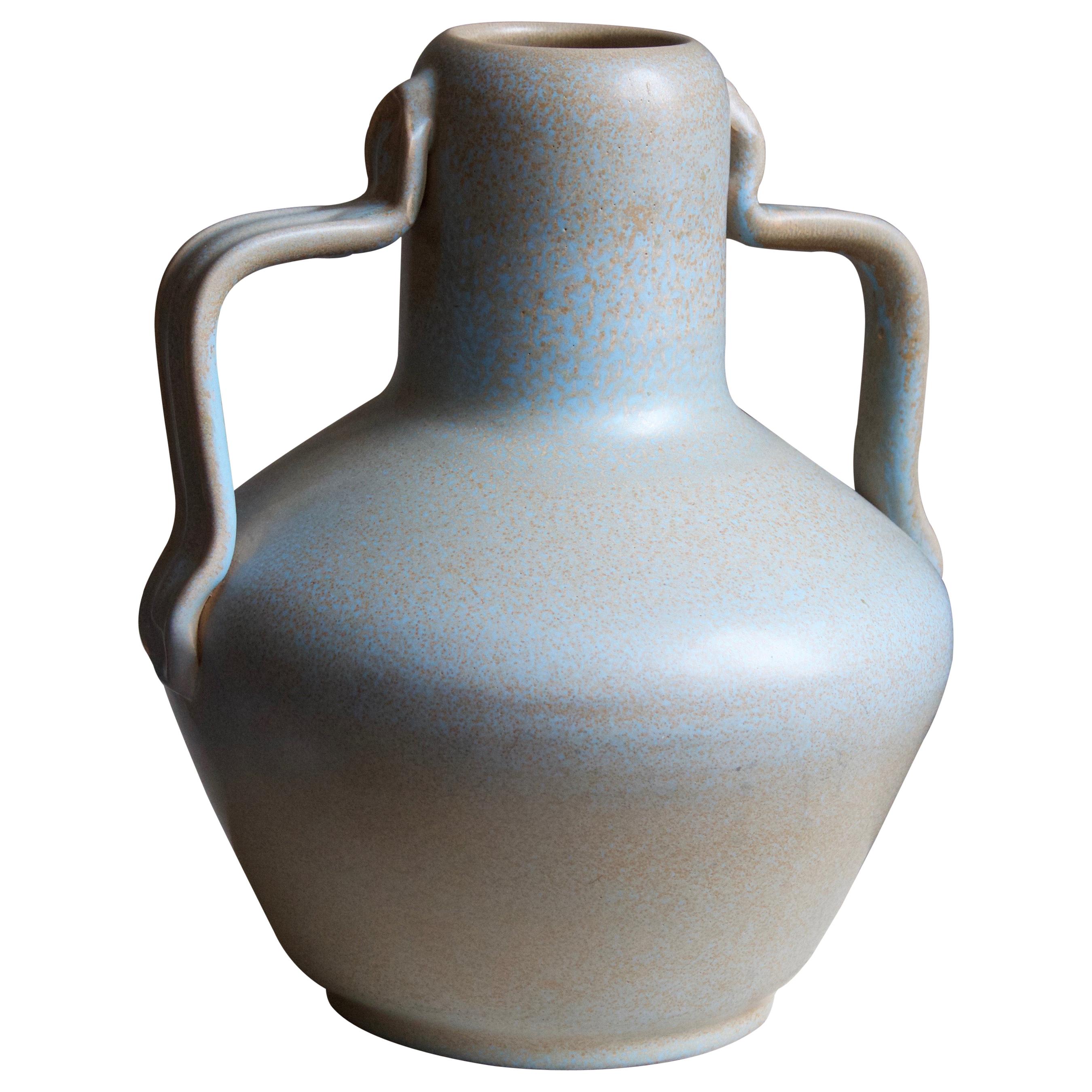 Ewald Dahlskog, Sizable Vase, Glazed Stoneware, Bo Fajans, Sweden, c. 1937