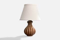 Ewald Dahlskog, Lámpara de mesa, Cerámica, Suecia, años 30