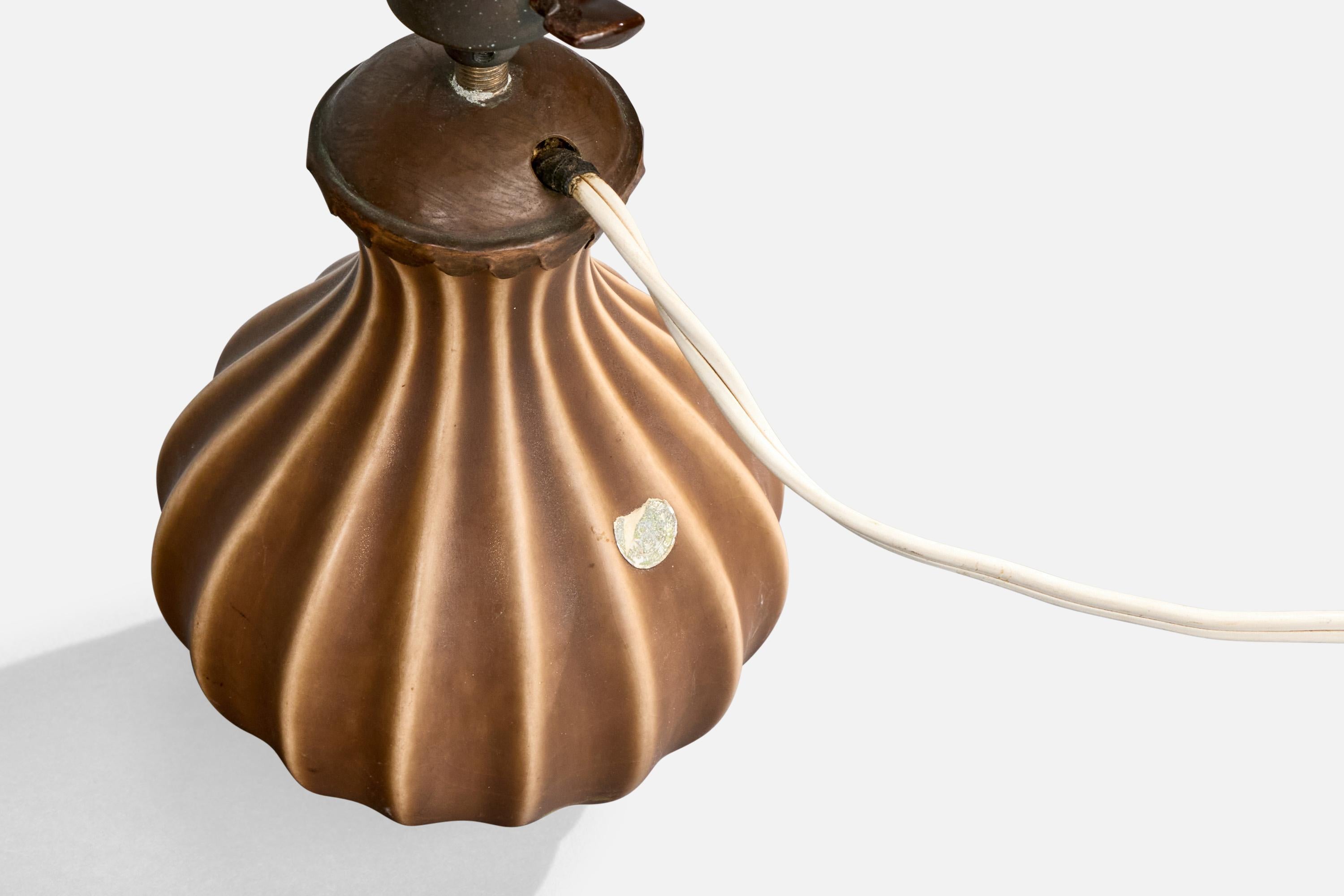 Swedish Ewald Dahlskog, Table Lamp, Ceramic, Sweden, 1930s For Sale