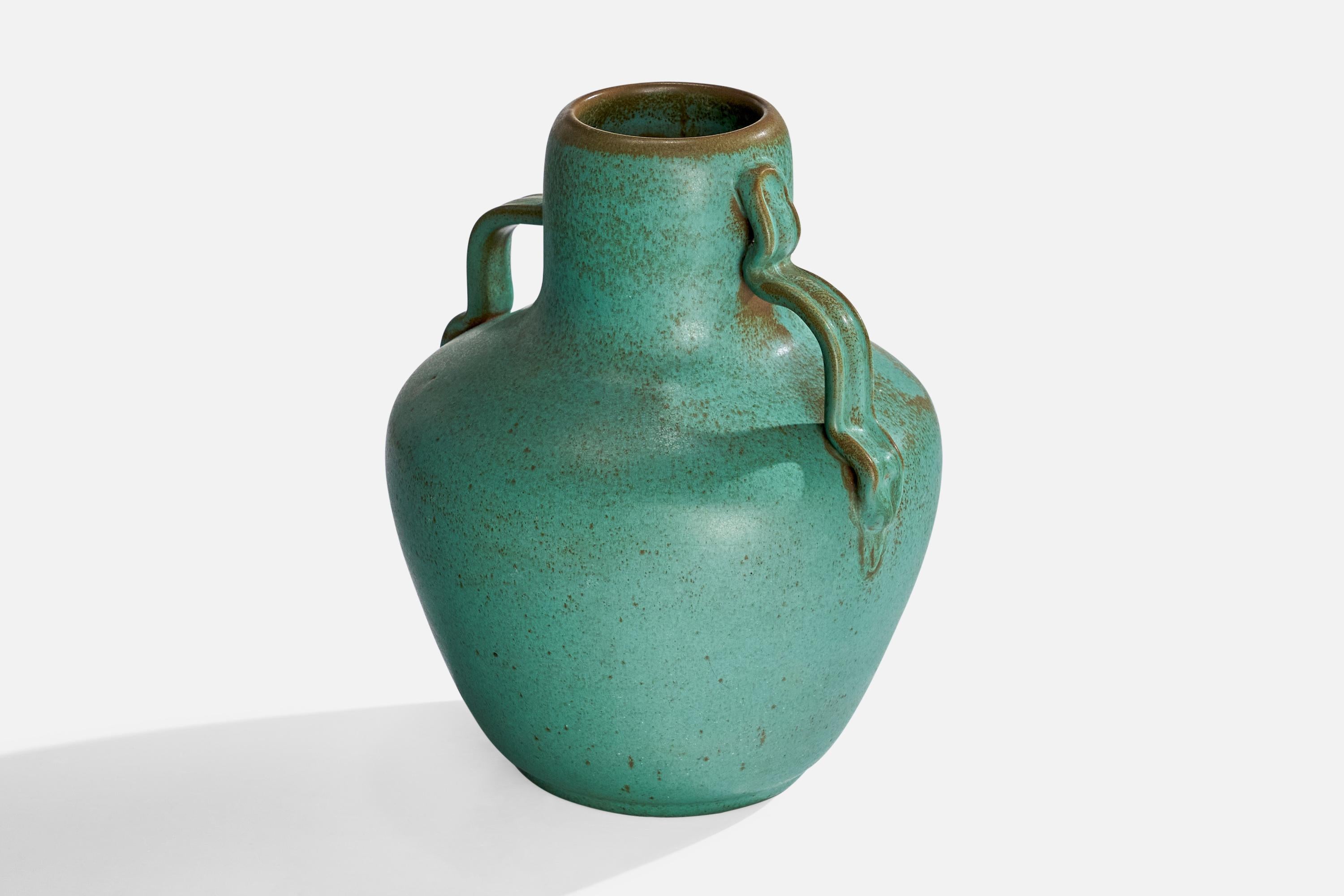 Scandinavo moderno Ewald Dahlskog, Vaso, Ceramica, Svezia, anni '30 in vendita