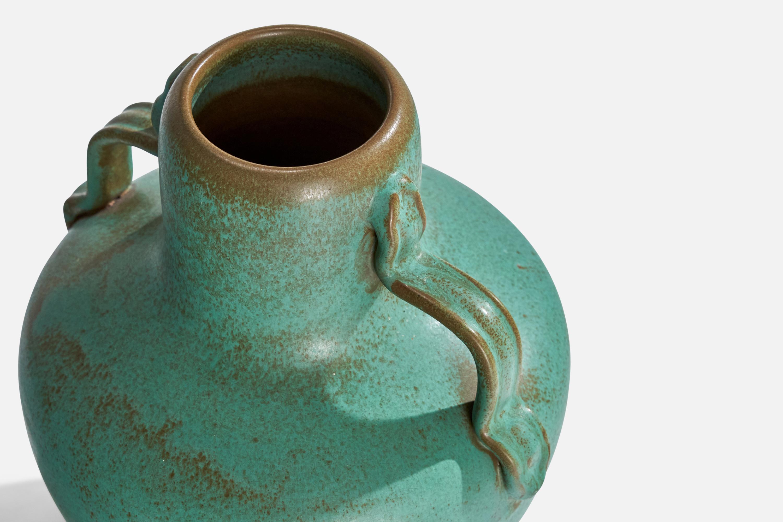 Metà XX secolo Ewald Dahlskog, Vaso, Ceramica, Svezia, anni '30 in vendita