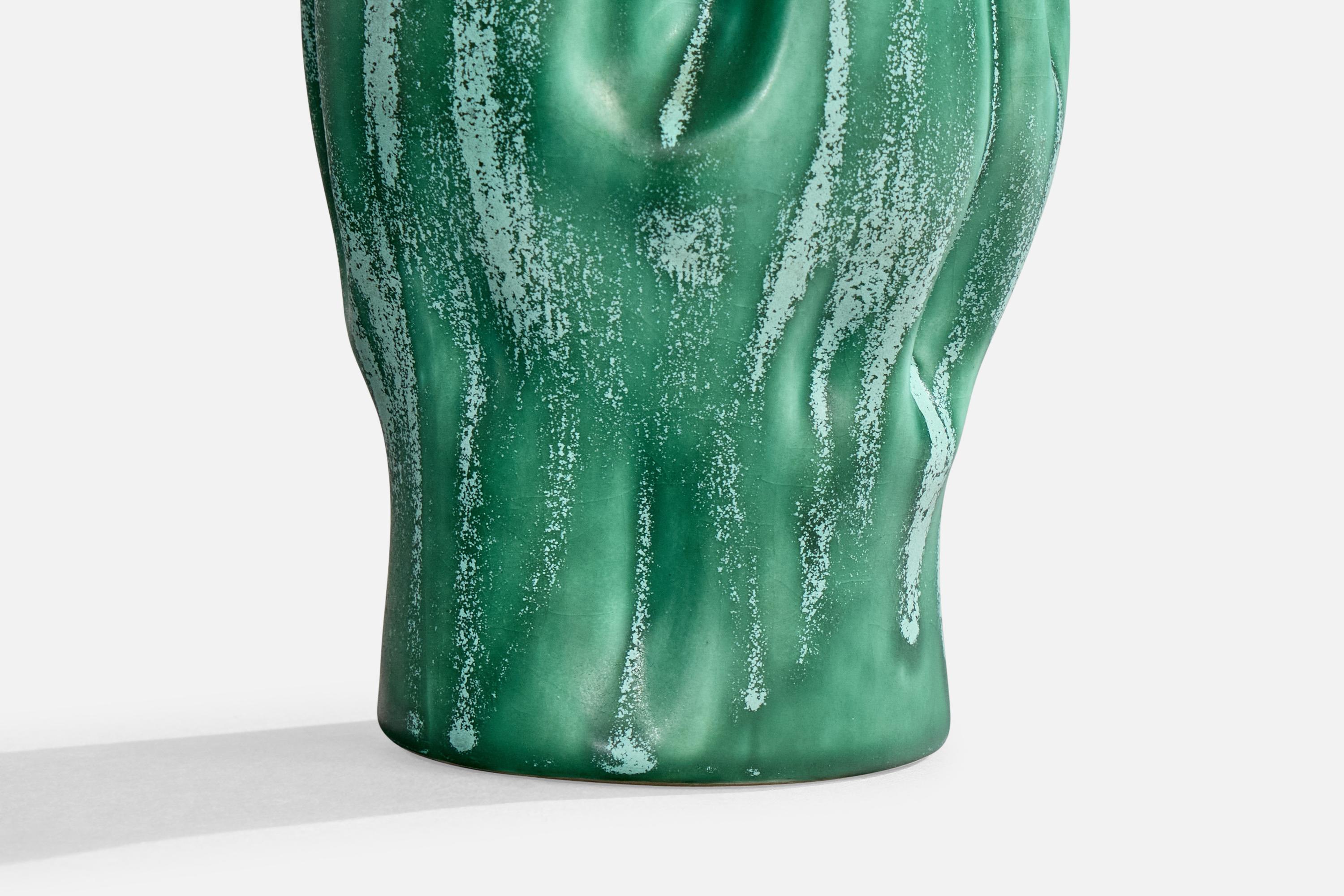 Ewald Dahlskog, Vase, Céramique, Suède, années 1930 en vente 1