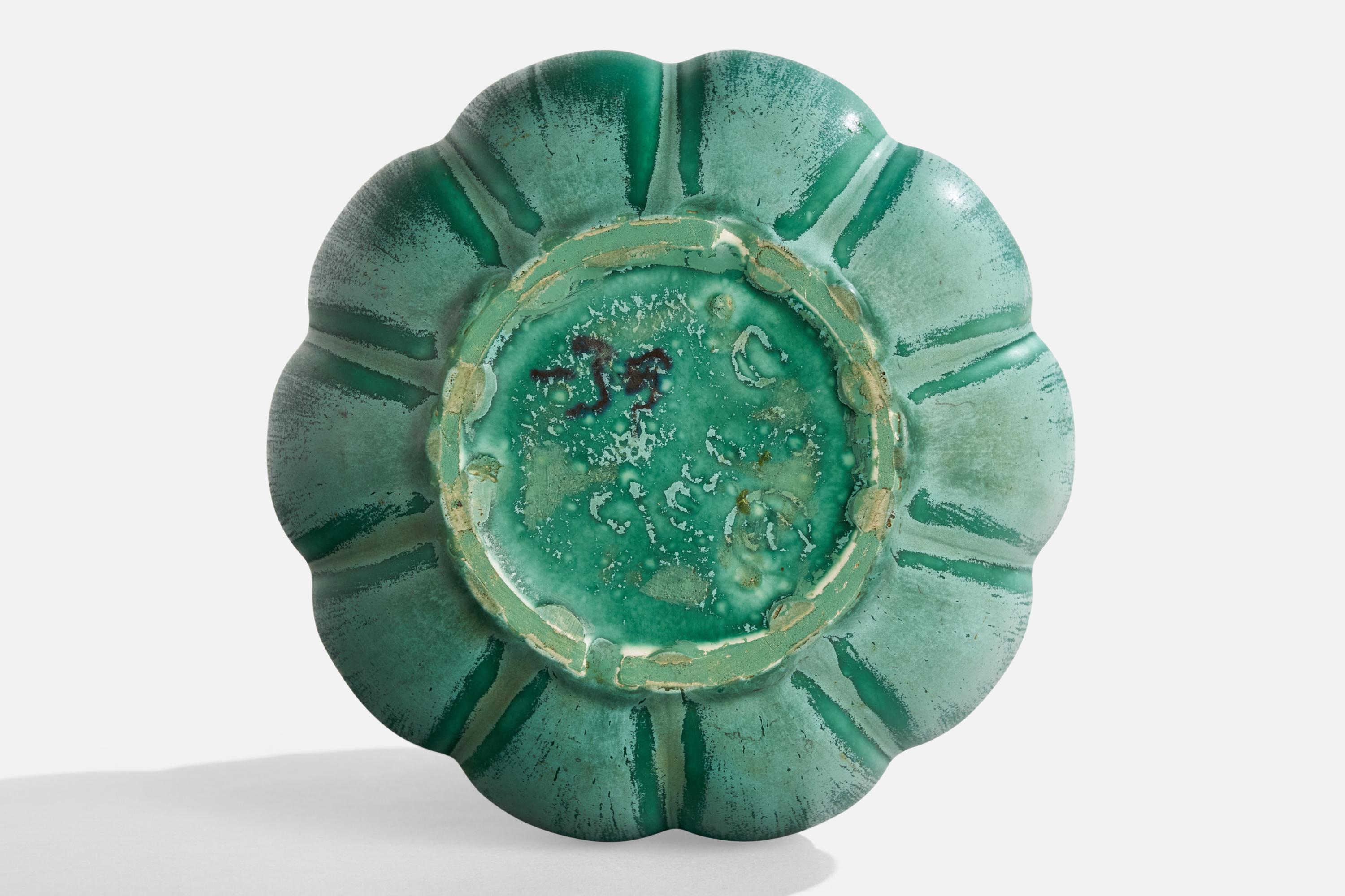 Ewald Dahlskog, Vase, Céramique, Suède, années 1930 en vente 2