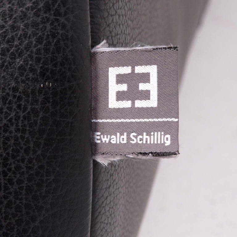Ewald Schillig Brand Blues Designer Leather Corner Sofa Black Genuine  Leather For Sale at 1stDibs | ewald schillig blues leder