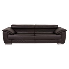 Ewald Schillig Brand Blues Leather Sofa Brown Two-Seater Espresso Function  at 1stDibs | edward schillig sofa, espresso brown leather sofa, ewald  schillig sofa