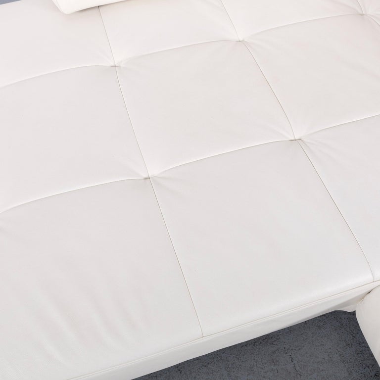 Ewald Schillig Brand Daria Leather Corner Sofa Off White For Sale At 1stdibs