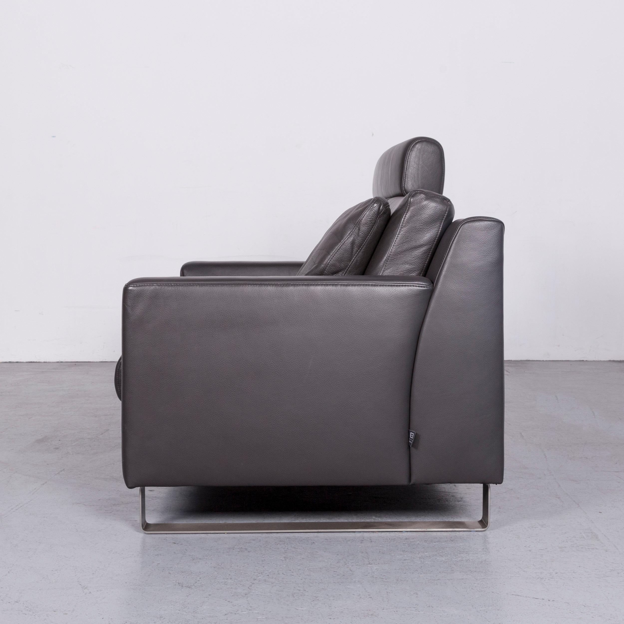 Ewald Schillig Designer Sofa Brown Couch Leather 2