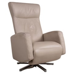 Ewald Schillig Dream Star Leather Armchair Cream Function Relaxation Function