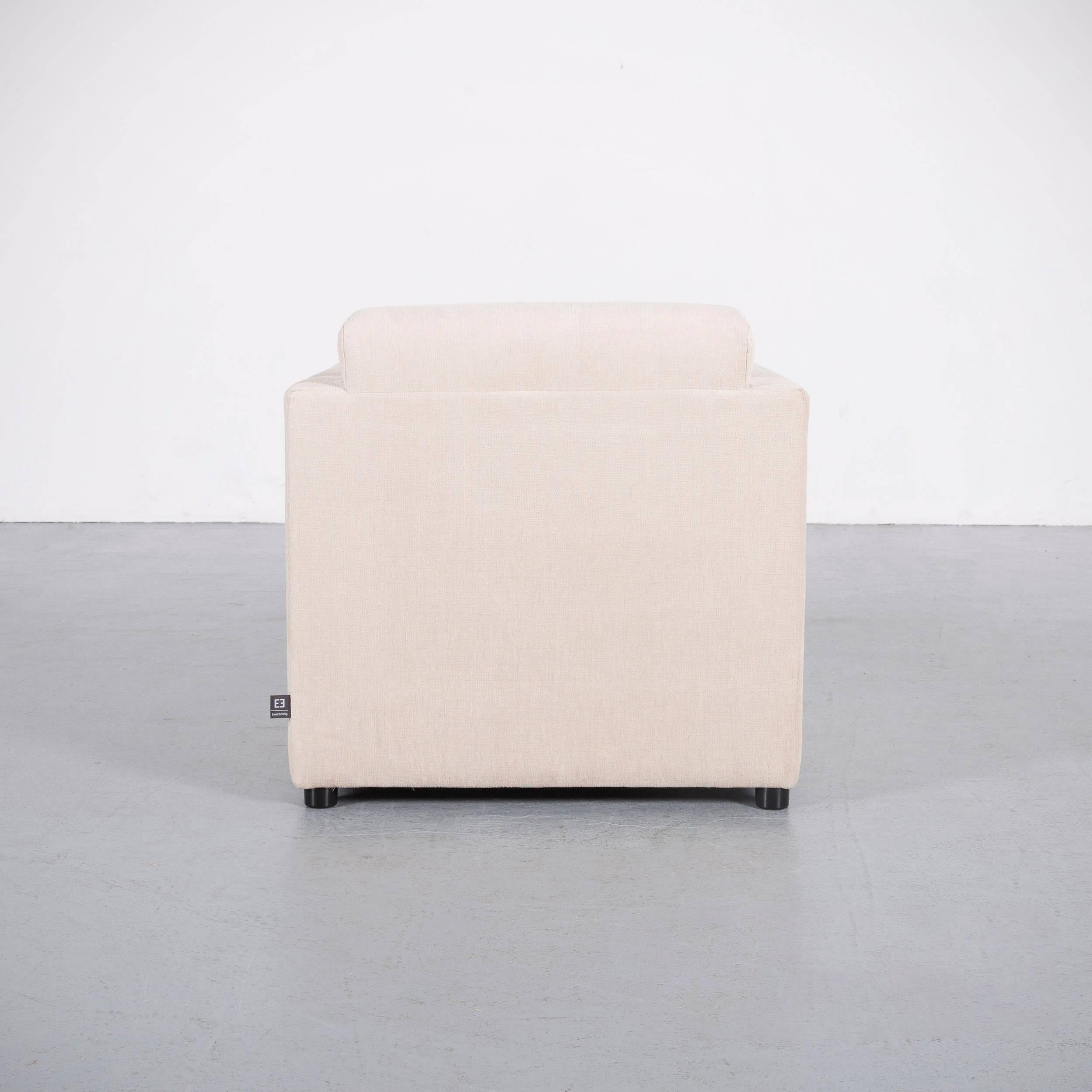 Ewald Schillig Fabric Armchair in Off-White For Sale 3