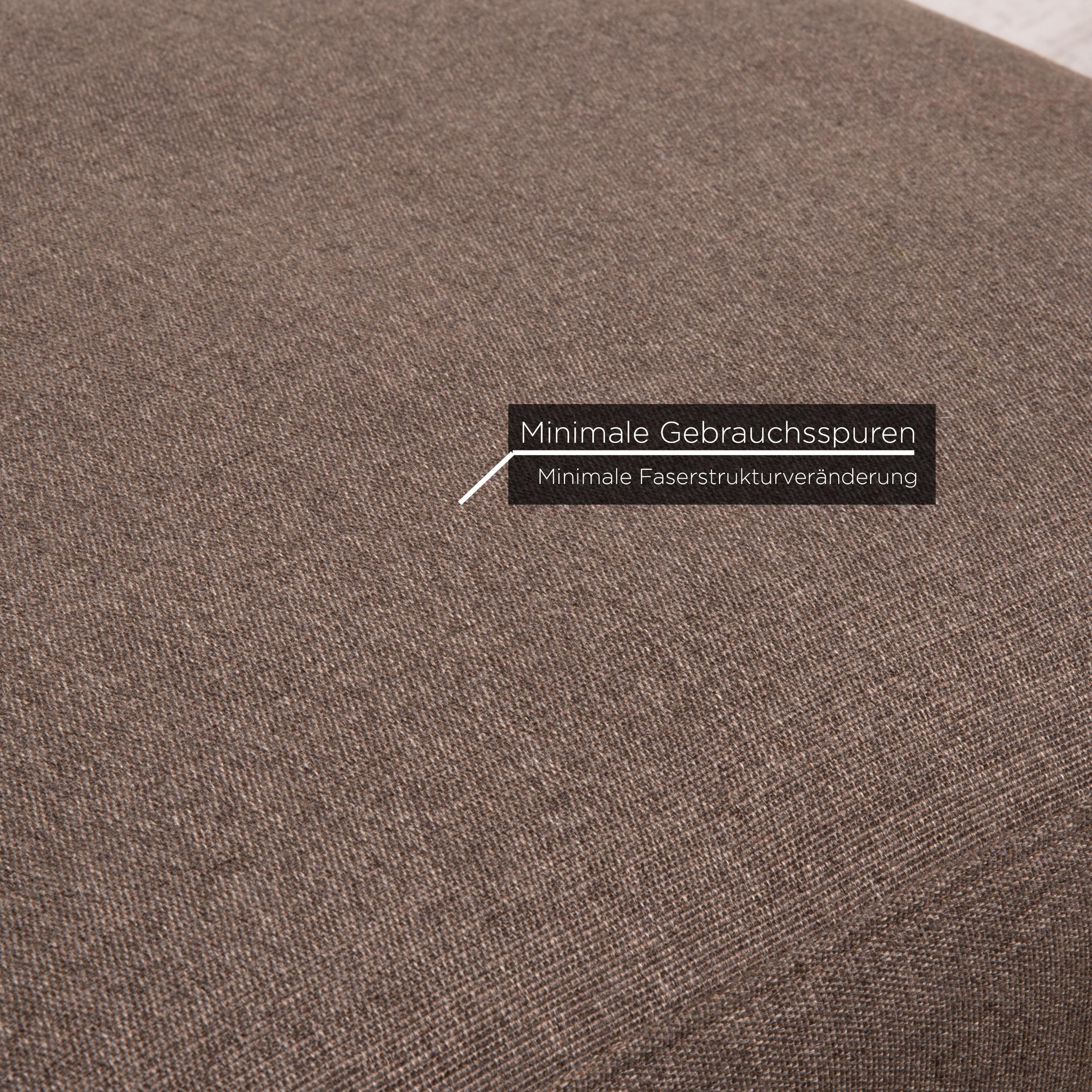 Ewald Schillig Fabric Sofa Set Gray Brown Function Sleeping Function Sofa Bed 1