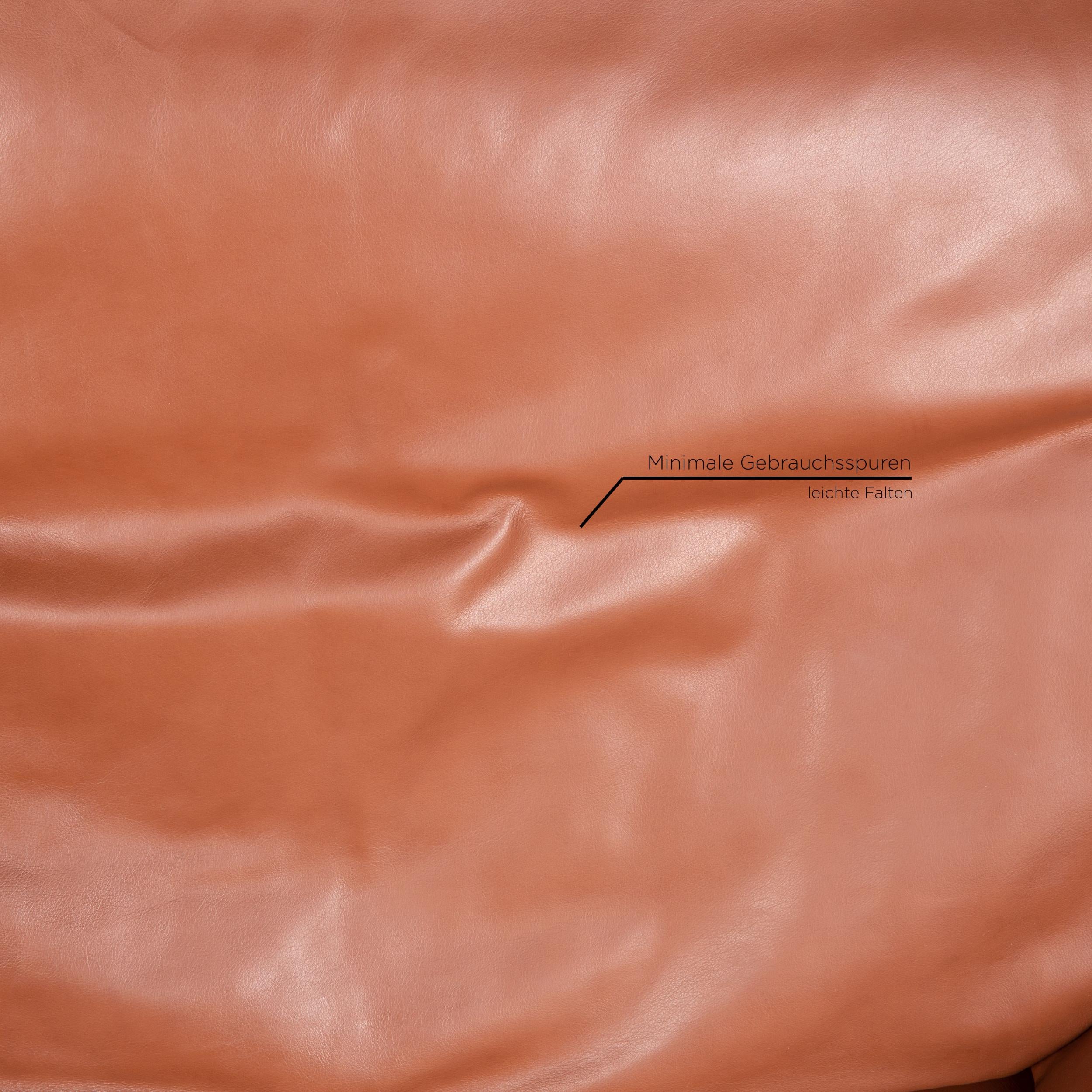 Braunes Leder-Sofa mit zwei Sitzern von Ewald Schillig (21. Jahrhundert und zeitgenössisch) im Angebot