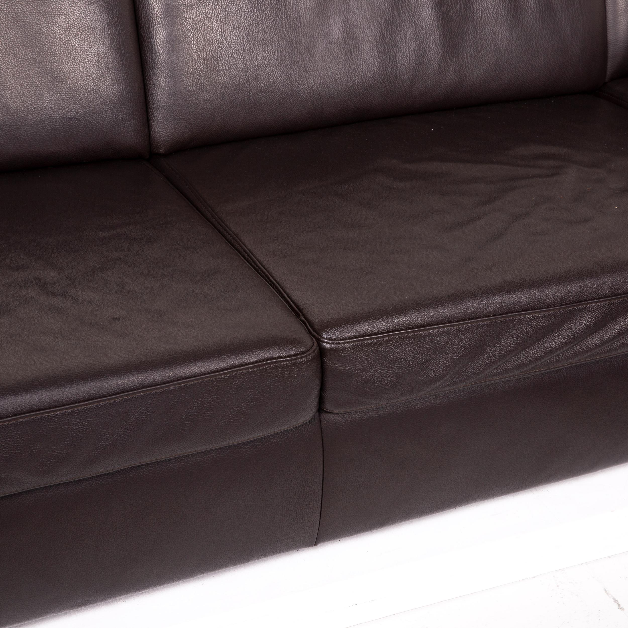 black corner sofa