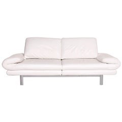 Ewald Schillig Quinn Leather Sofa White Second Function Relax Position Couch