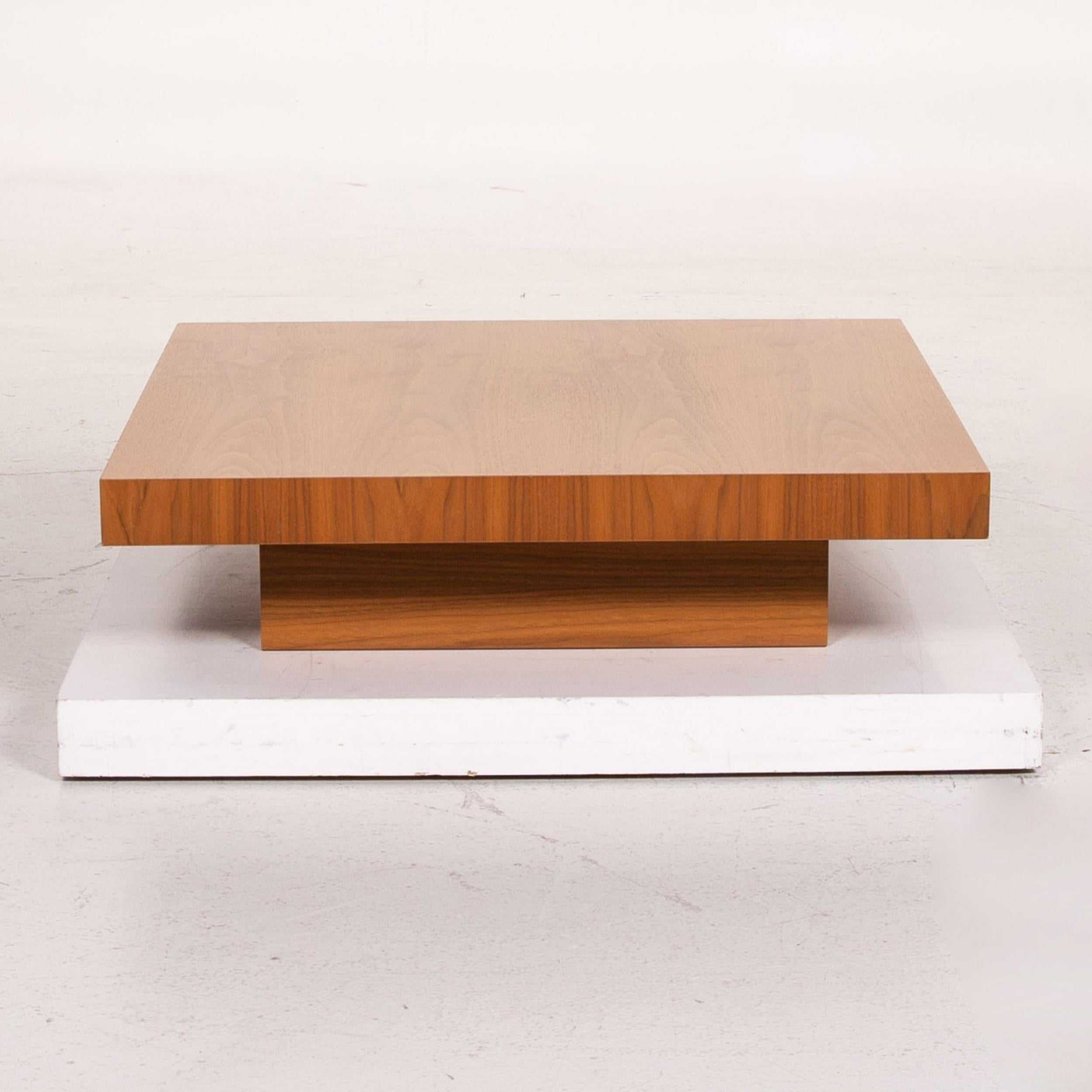 Ewald Schillig Wood Coffee Table Brown Table For Sale 2
