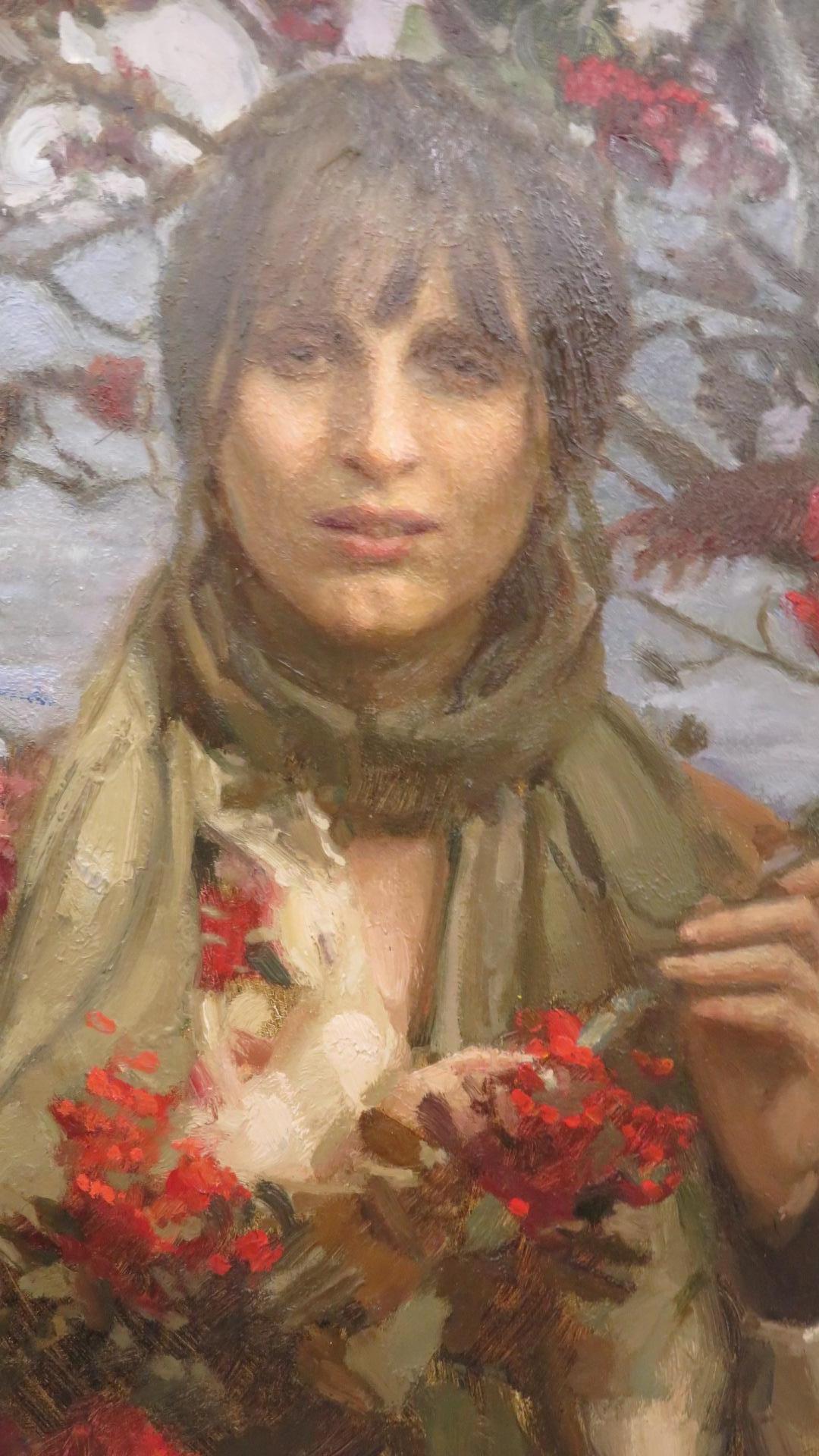 Scottish Superb Contemporary PORTRAIT OF A LADY Original Oil Painting 2