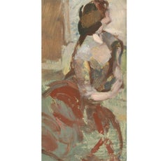 Ewart Johns (1923-2013) - 1962 Oil, Study of Jean