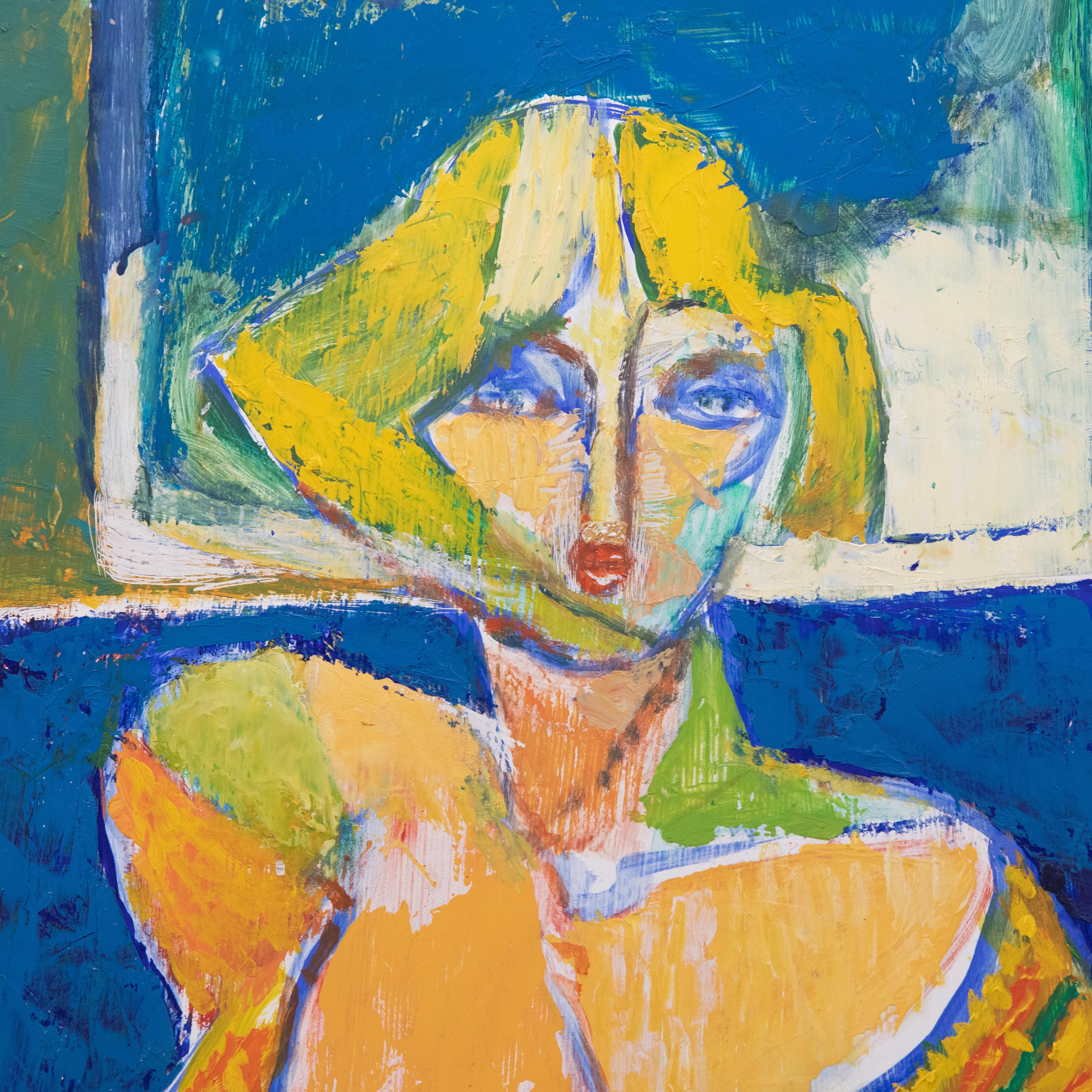 Ewart Johns (1923-2013) - 1987 Oil, Model Robing 3
