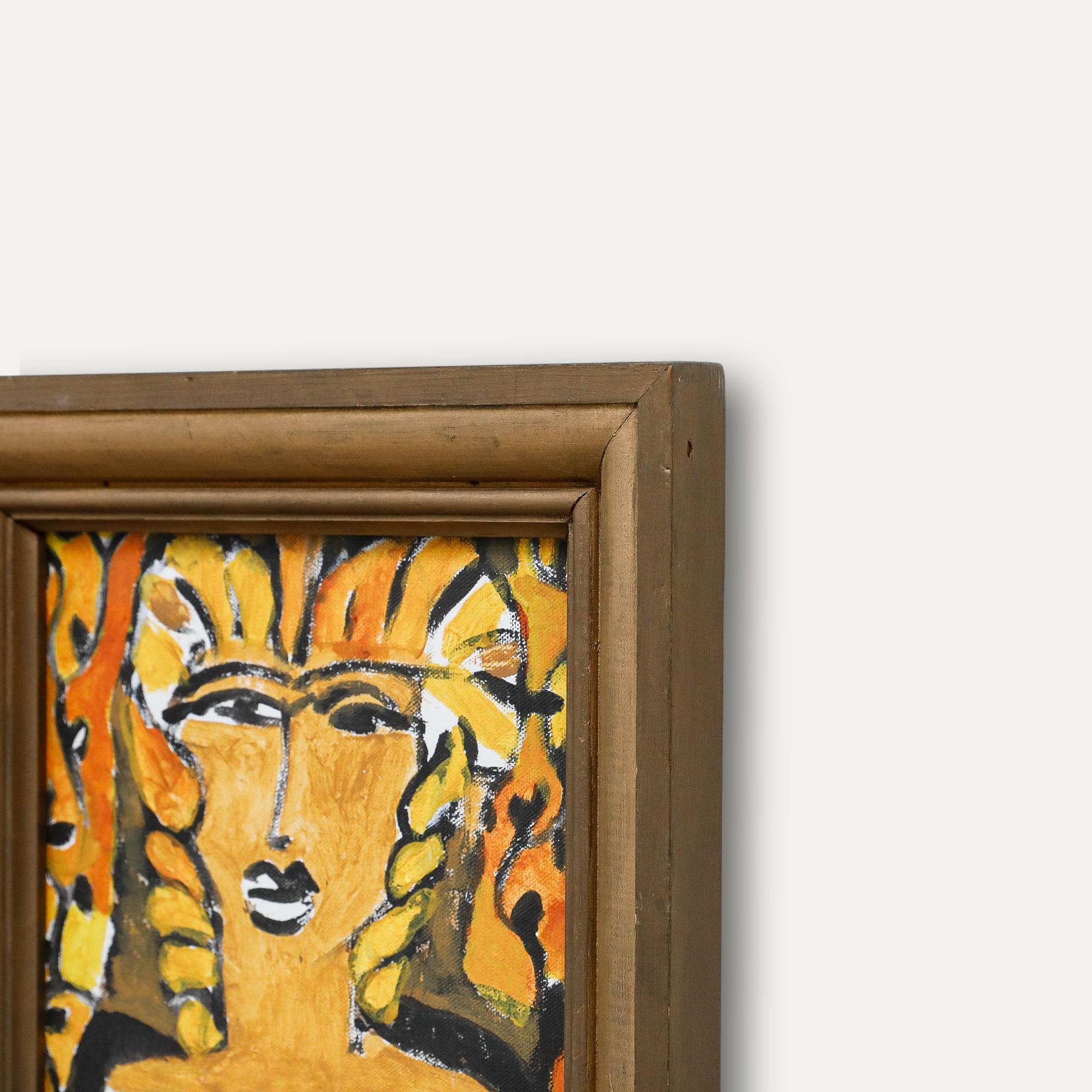 Iwart Johns (1923-2013) - 1995 Huile, étude pour Athène en vente 1