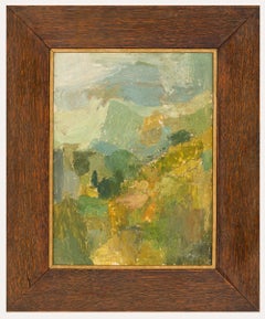 Ewart Johns (1923-2013) - c.1960 Oil, Aller Valley, Dawlish