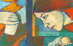 Ewart Johns (1923-2013) - c.1985 Oil, Face & Hands