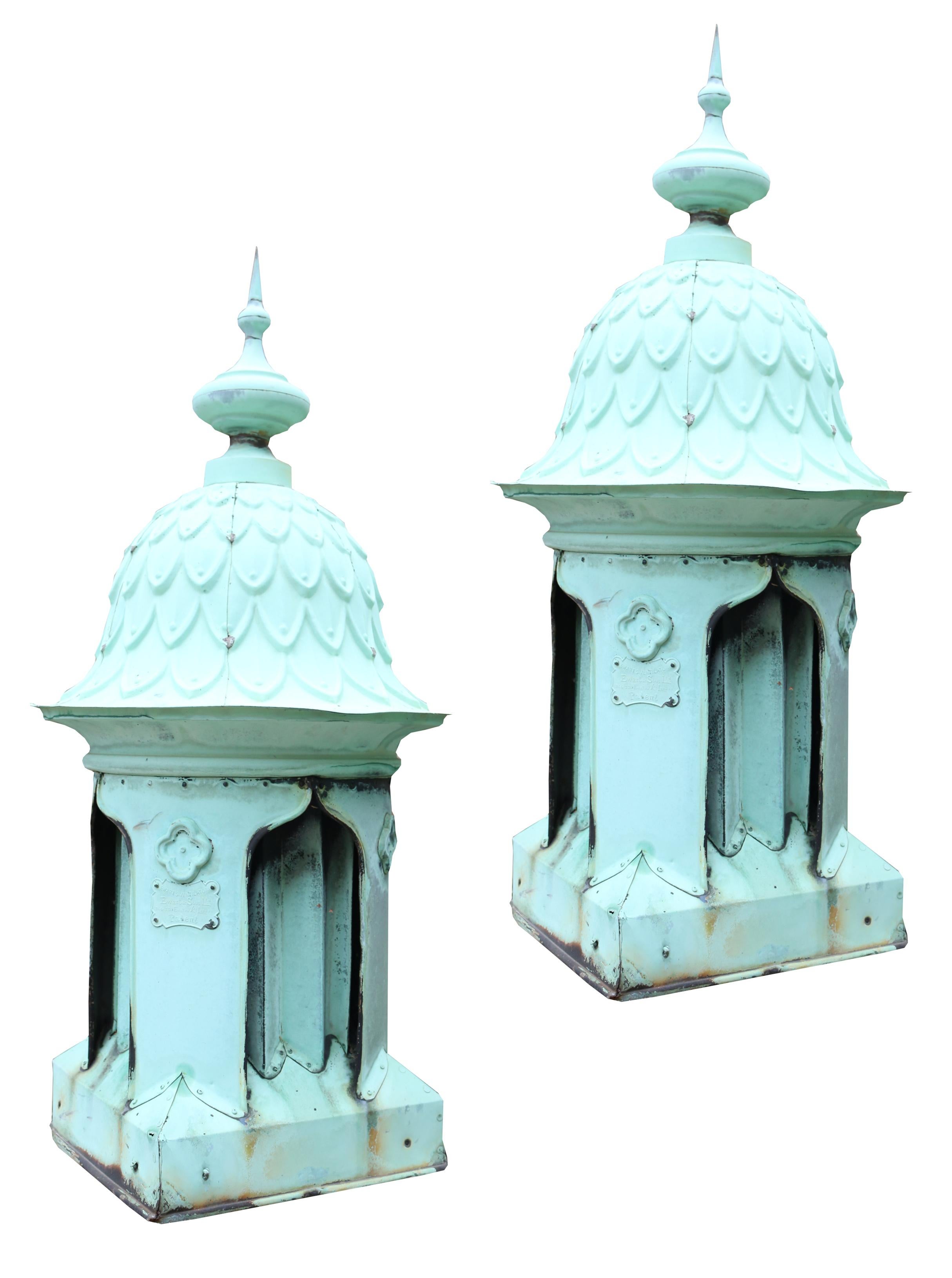 About

These beautiful Victorian zinc roof ventilators were made by ‘Ewarts’ and date to circa 1890. Price is per ventilator.

They are finished in a weathered copper color. 

This pair can be sold separately.

Country of origin: