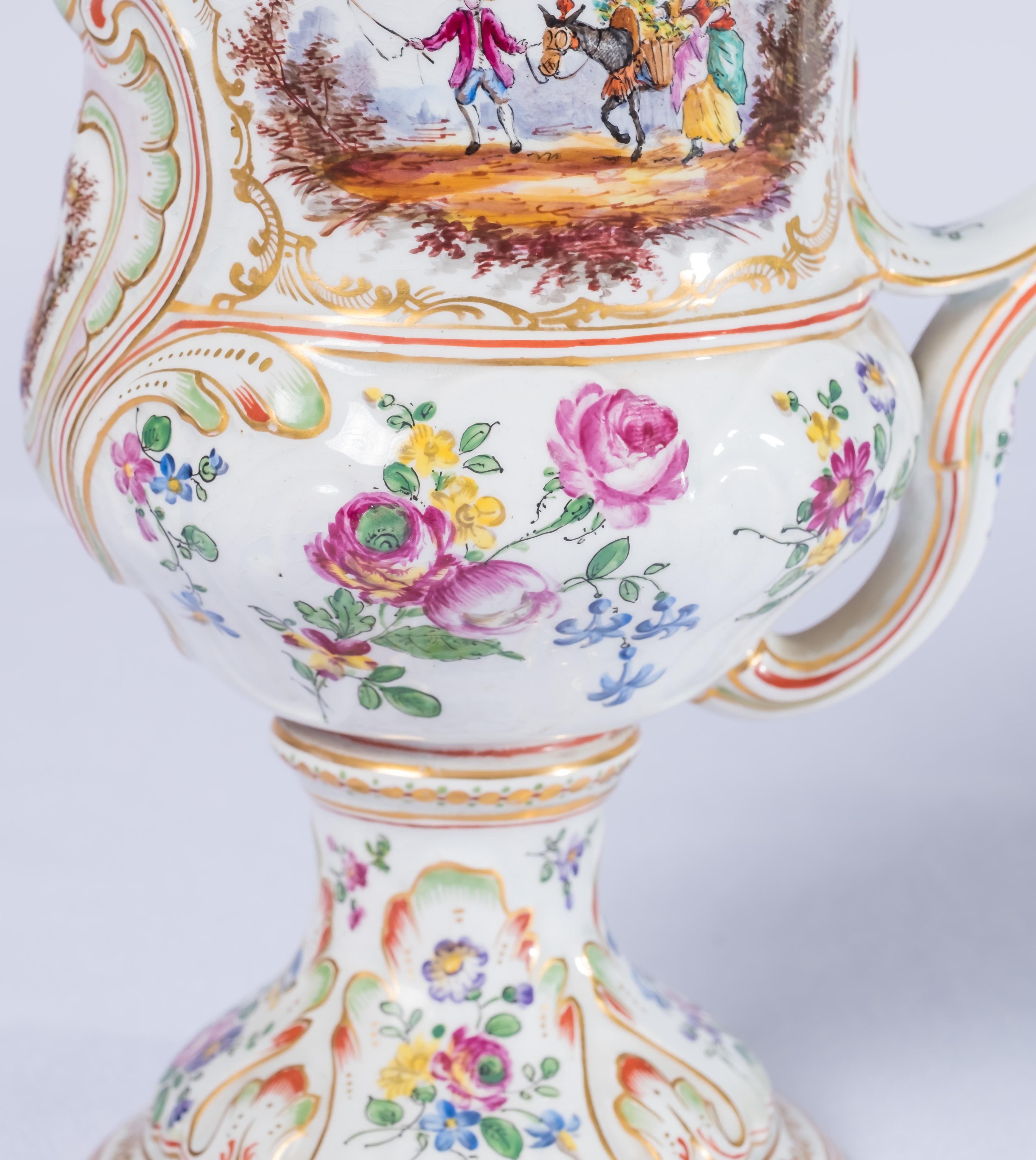 Ewer and Basin Set 18th Century, French, Lille 1767 For Sale 8