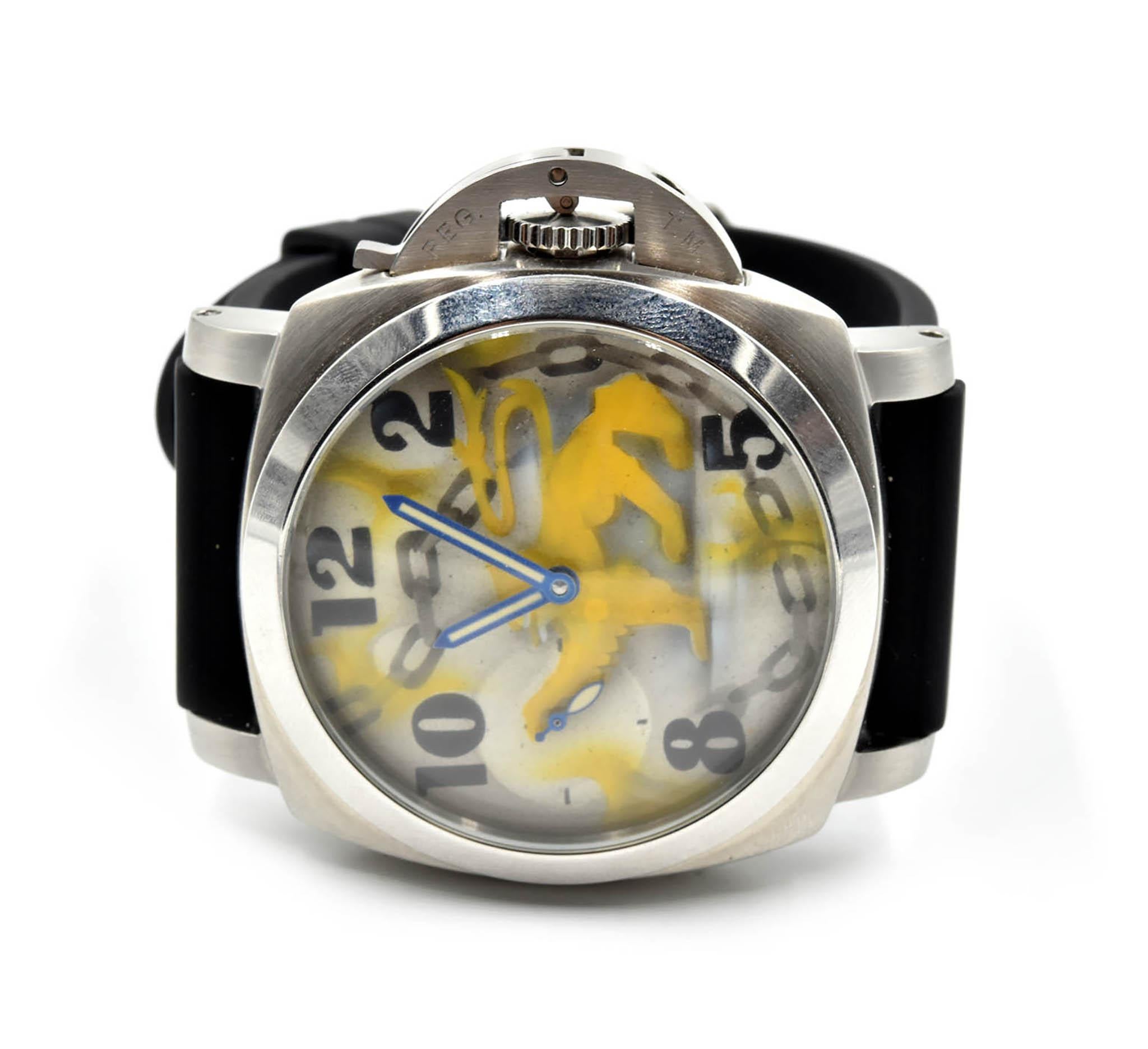 custom automatic stainless steel wrist watch