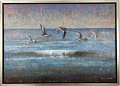 Oystercatchers, Contemporary Wildlife Art, Seabird Painting