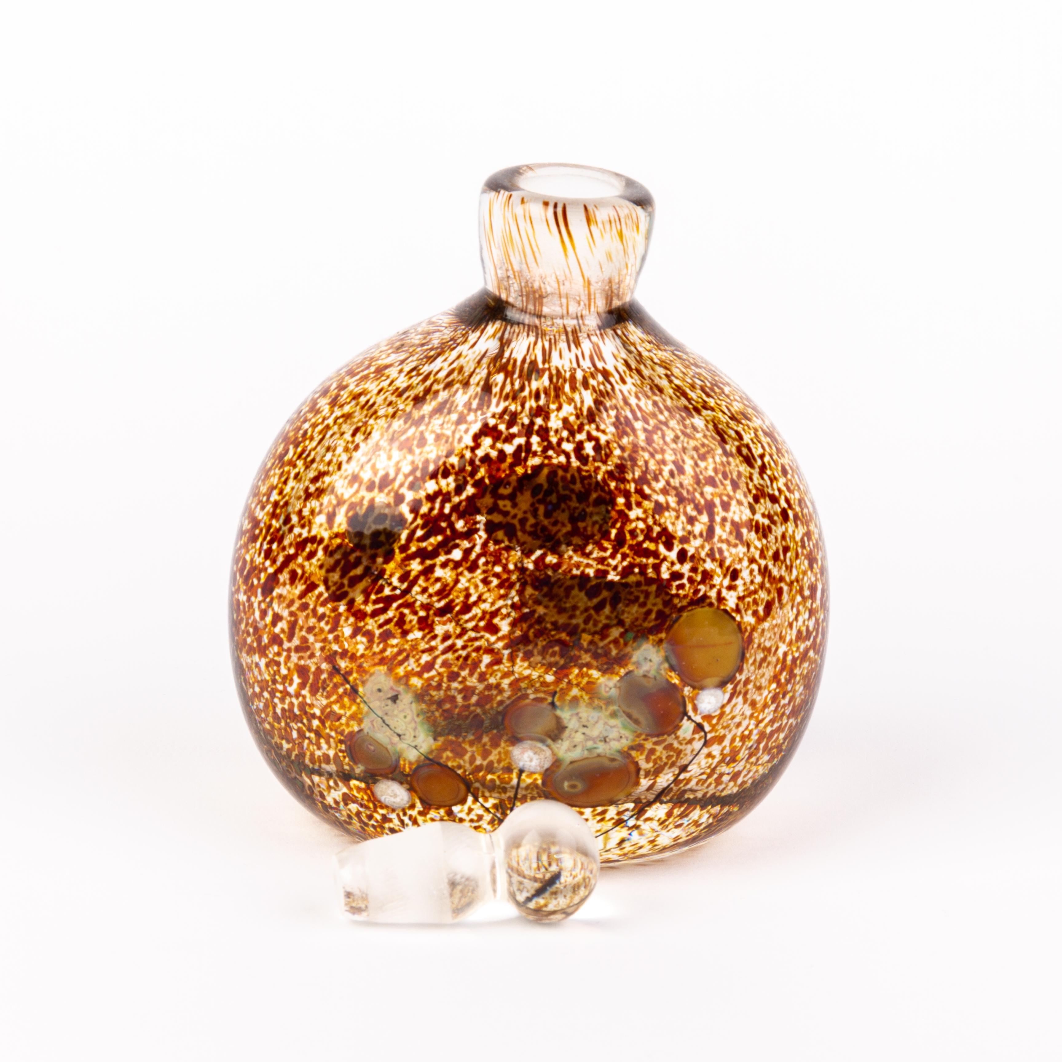 Ex Gallery Exhibition Splatter Glass Perfume Bottle 1