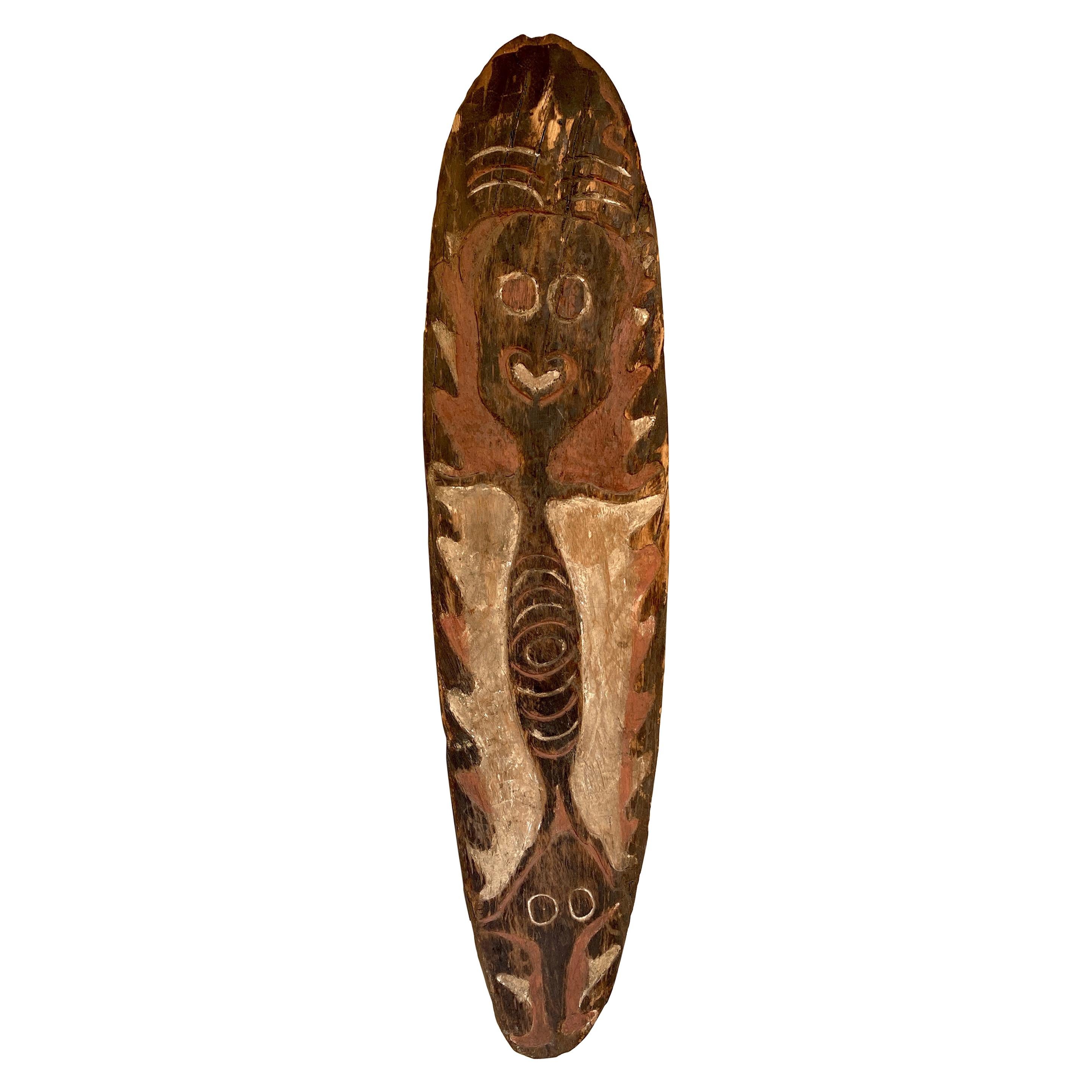 Ex Museum Papua New Guinea Tribal Gope Spirit Board, Early 20th Century For Sale