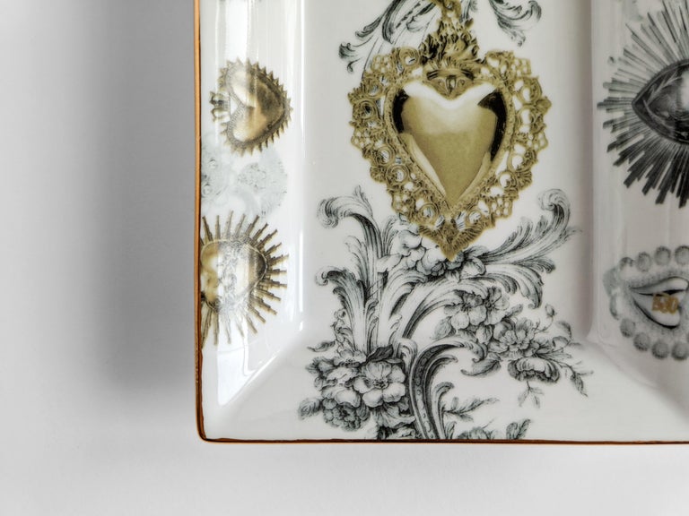Ex Voto, Contemporary Porcelain Pocket Emptier, Two Sizes, by Vito Nesta For Sale 3