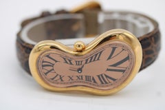 Exaequo “Dali Softwatch” Rose Gold Plated Brown Dial Quartz