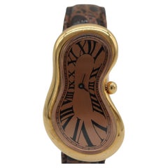 Exaequo “Dali Softwatch” Rose Gold Plated Brown Dial Quartz