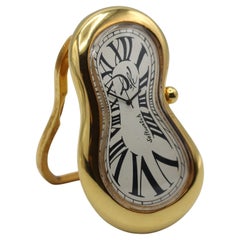 Vintage Exaequo Softwatch Salvador Dali Desk Clock