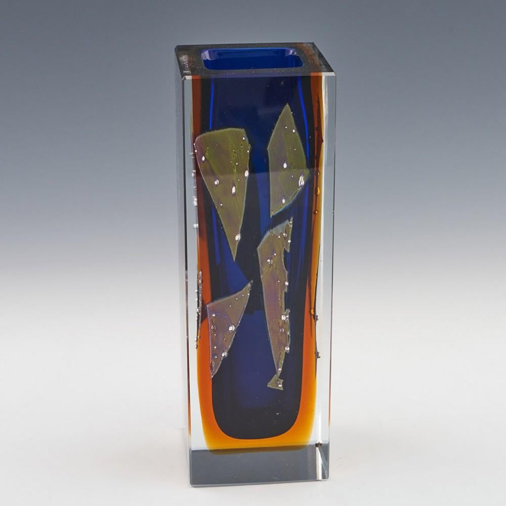 Exbor Cased and Cut Vase Designed by Pavel Hlava, 1964 In Good Condition For Sale In Tunbridge Wells, GB