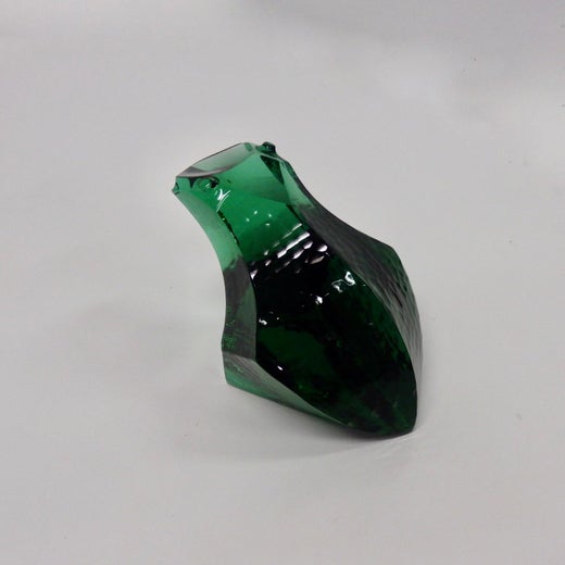 Exbor Green Glass Abstract Frog Figure For Sale At 1stdibs