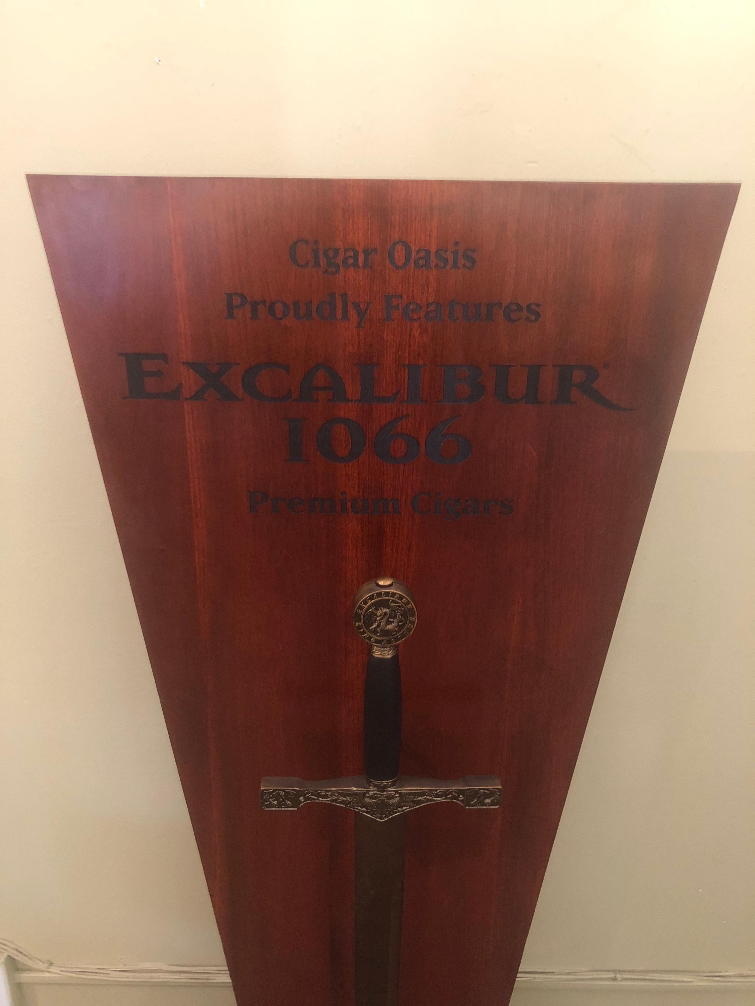 20th Century Excalibur Cigar Store Display 