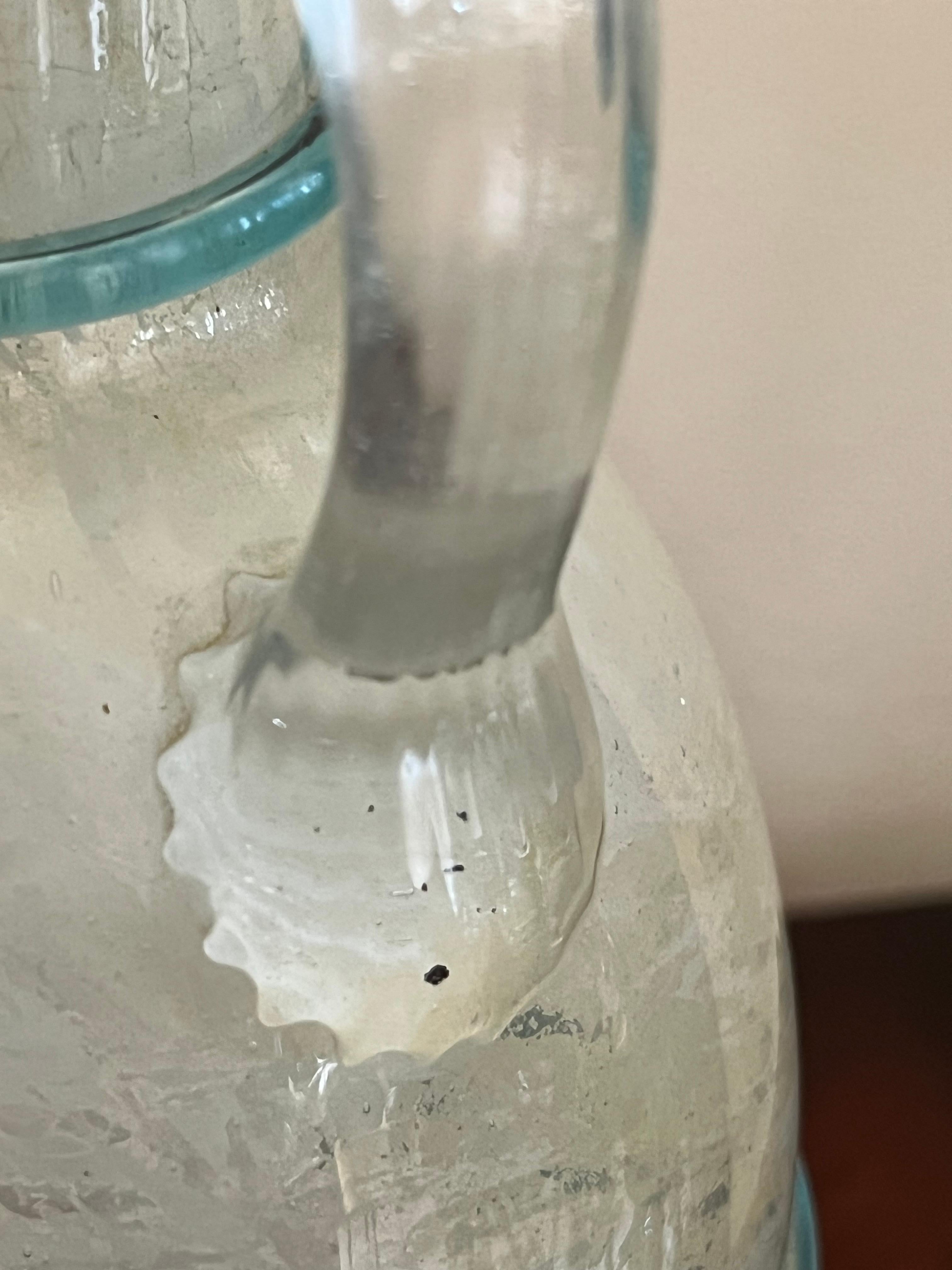 Vase en verre de Murano expansé, attribué à Flavio Poli pour Seguso, Italie, années 1940 en vente 3