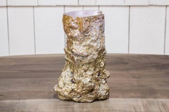Excavated Vessel 21, Handblown Iridescent Glass, Unique Edition of 1