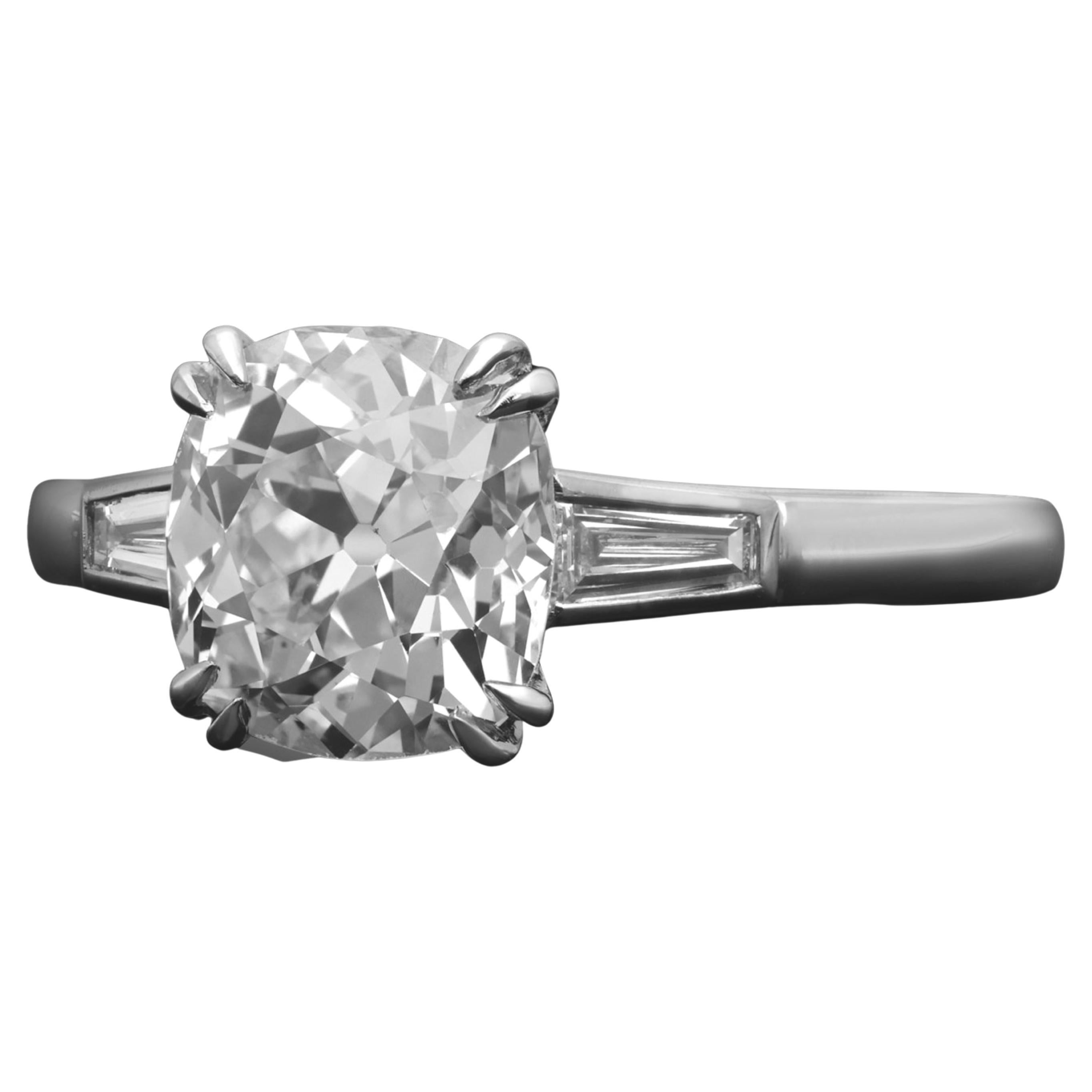 Exceedingly Rare 2.01 Carat D Flawless Old Mine Cut Diamond – GIA Certified
A true collector’s piece. This extraordinary 2.01-carat Old Mine Cut Diamond is among the rarest in existence, boasting a D color (completely colorless) and Internally