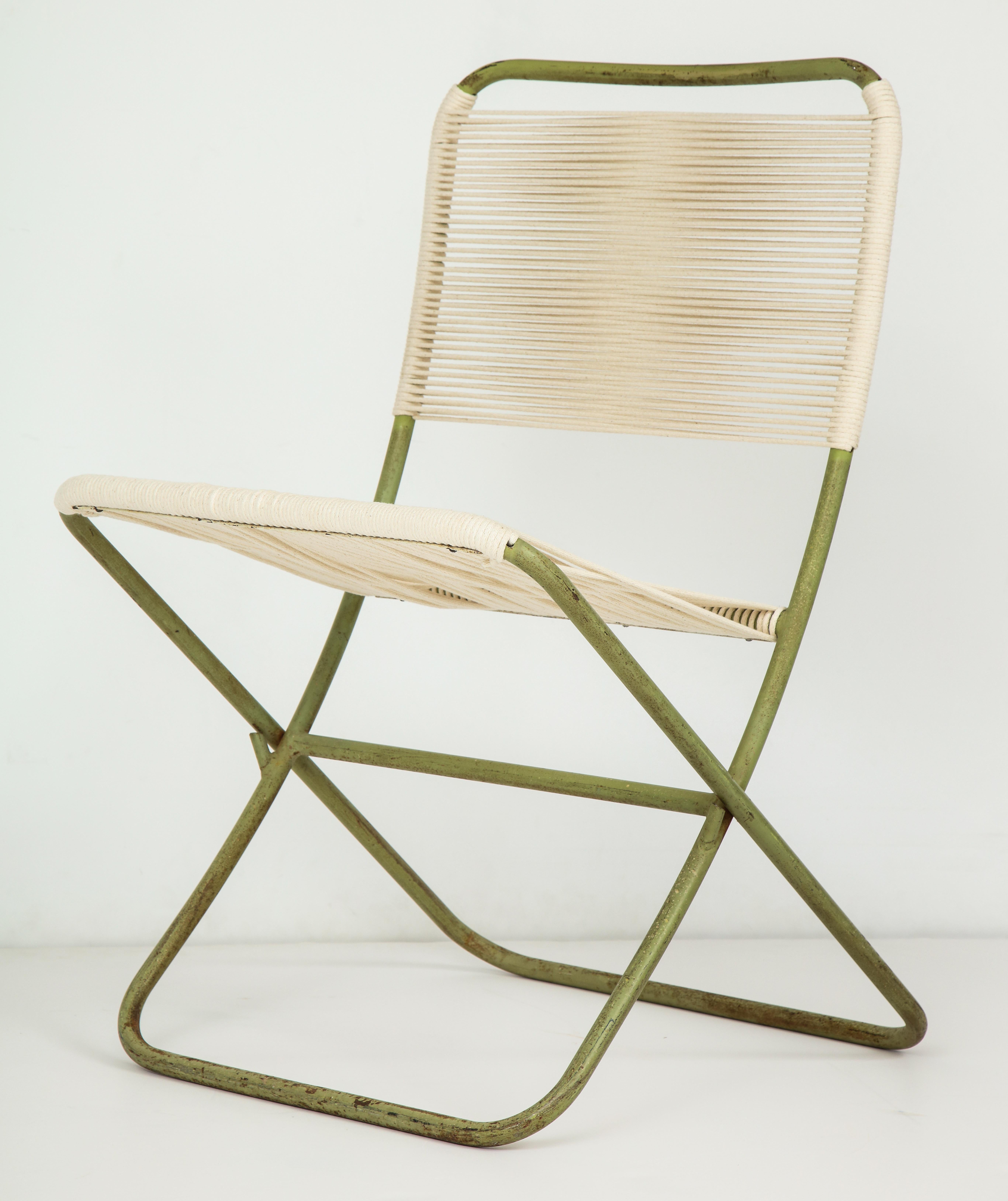 American Greta Grossman Folding Chair For Sale