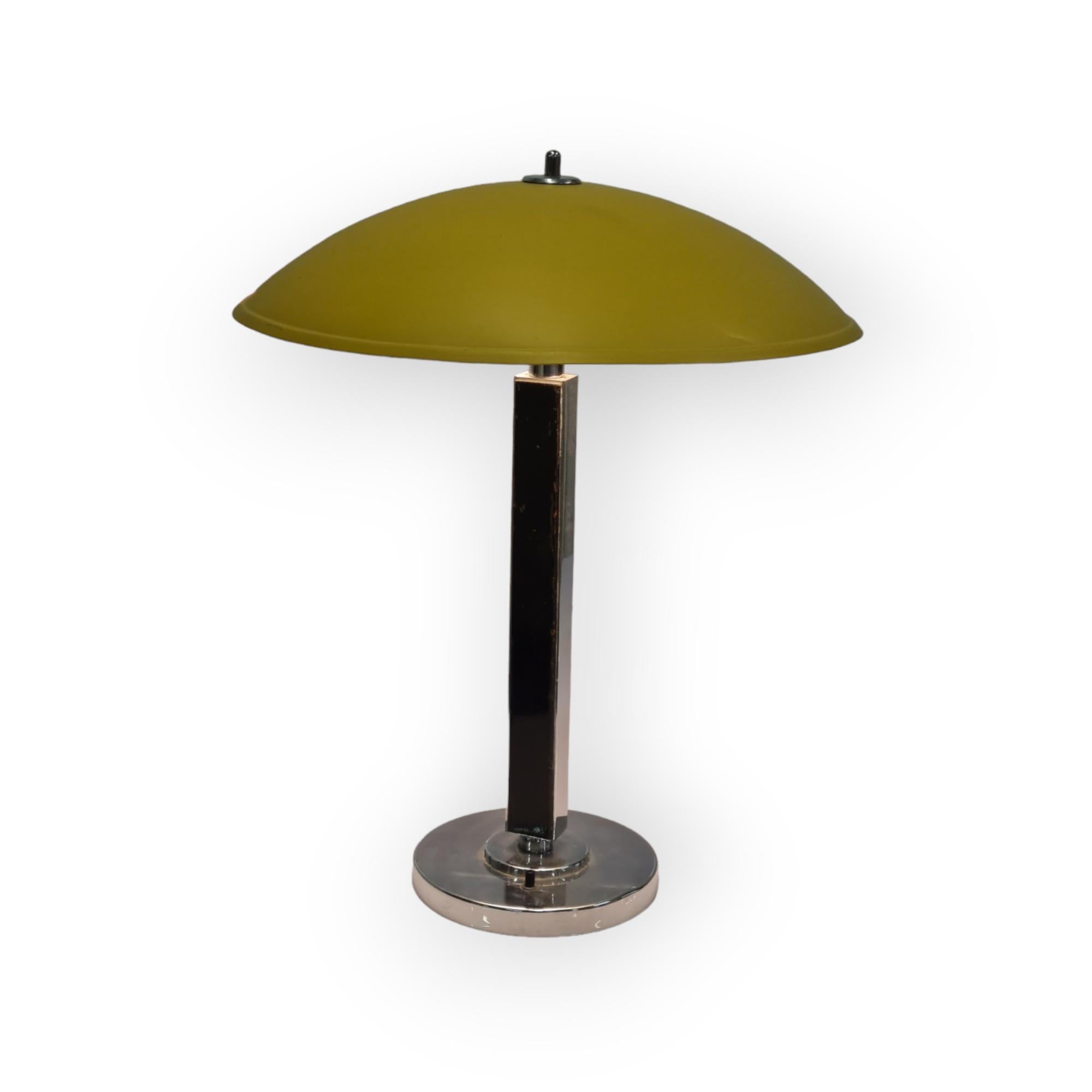 Brass Exceedingly Rare Gunilla Jung Table Lamp Model 2004 for Orno For Sale