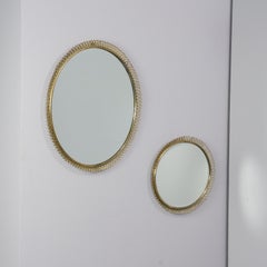 Exceedingly Rare Wall Mirrors by Antti Hakkarainen for Taidetakomo Hakkarainen